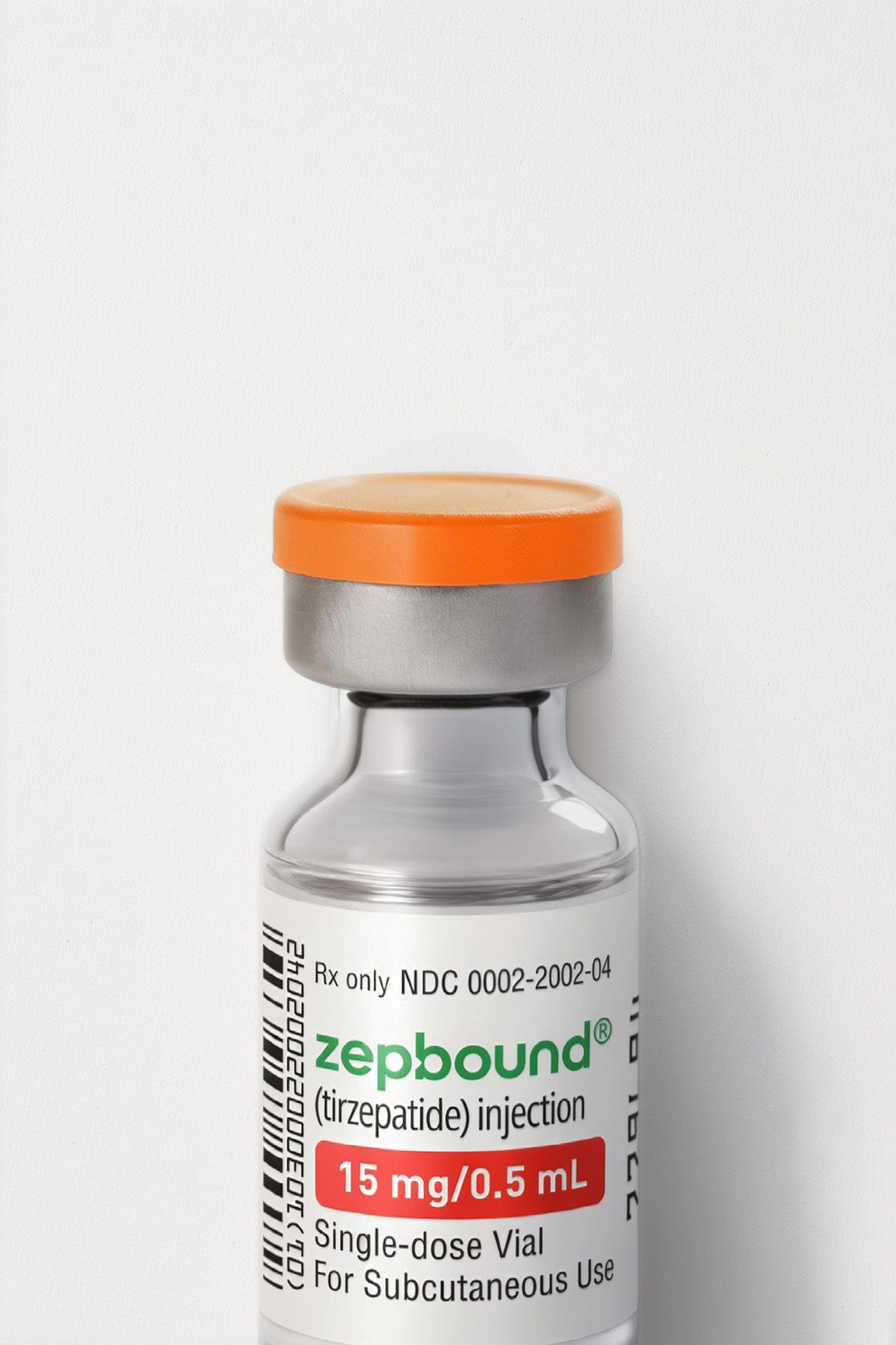 Zepbound tirzepatide single-dose vial